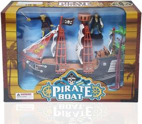 img 3 attached to 🏴 ArtCreativity Pirate Detailed Playset: Unparalleled Excitement for Imaginative Adventures!