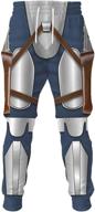 mandalorian djarin cosplay athletic trousers logo