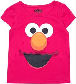 img 1 attached to Playful Trio: Sesame Street T-Shirt 3-Pack featuring Elmo, Big Bird & Cookie Monster