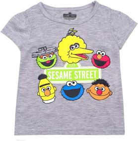 img 3 attached to Playful Trio: Sesame Street T-Shirt 3-Pack featuring Elmo, Big Bird & Cookie Monster