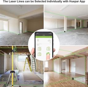 img 1 attached to 🔧 Huepar Level 360°: Advanced Three Plane Self-Leveling Tool with Enhanced Connectivity