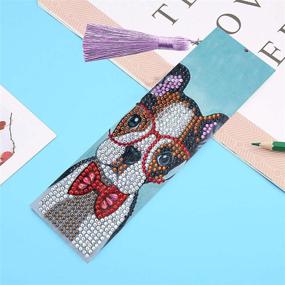 img 1 attached to URYY Painting Bookmark Rhinestone Embroidery