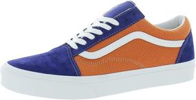 img 3 attached to Men's Vans Old Skool Skate Sneakers in Orange - Enhanced SEO