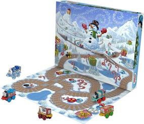 img 2 attached to 🚂 Fisher-Price Thomas & Friends MINIS Advent Calendar: 24 Miniature Push-Along Toy Trains for Fun-Filled Playtime!