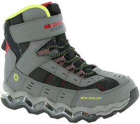 img 4 attached to Кроссовки и ботинки Skechers TURBOWAVE Polar для мальчиков сине-черного цвета.