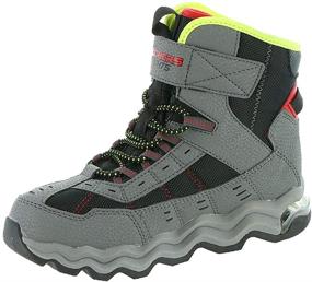 img 1 attached to Кроссовки и ботинки Skechers TURBOWAVE Polar для мальчиков сине-черного цвета.