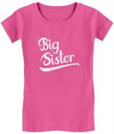 👧 teestars - big sister siblings gift: girls' fitted t-shirt perfect for gifting logo