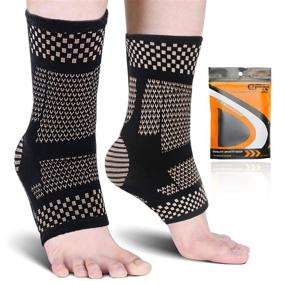 img 4 attached to Compression Support Fasciitis Swelling Achilles Occupational Health & Safety Products