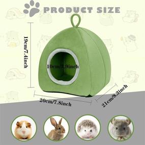 img 3 attached to KALINCO Washable Functional Chinchilla Hamsters