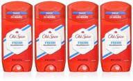 old spice fresh high endurance deodorant: long-lasting freshness in a pack of 4! logo