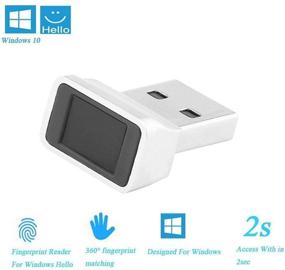 img 3 attached to DDSky USB Fingerprint Reader One-Pack - Portable Biometric Scanner for Windows 10 with Enhanced Windows Hello Features