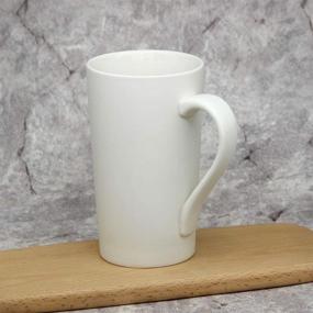 img 1 attached to 🍵 Zocokey Ceramic Handle Large Coffee