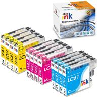 🖨️ st@r ink compatible ink cartridge replacement for brother lc61 lc-61 lc61y lc61c lc61m lc61cl, works with mfc-495cw mfc-490cw mfc-6490cw mfc-6490cw mfc-6890cdw (12 pack, 4 cyan, 4 magenta, 4 yellow) logo