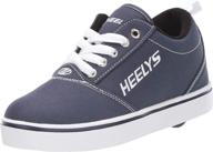 👟 navy white adult boys' heelys shoes logo