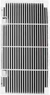 🌬️ rv a/c ducted air grille - replacement for dometic 3104928.019 with air filter pad assembly - polar white logo