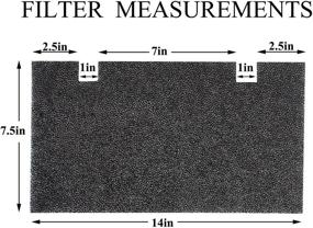 img 2 attached to 🌬️ RV A/C Ducted Air Grille - Replacement for Dometic 3104928.019 with Air Filter Pad Assembly - Polar White