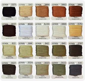 img 2 attached to 🧵 20 Bobbins Pack Embroidery Floss - Premium Gradient Color Cross Stitch Threads - Crafts Floss for Friendship Bracelets - Light Ash Gray Embroidery Floss