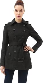 img 2 attached to 🧥 BGSD Women's Evelyn Classic Hooded Clothing for Women: Coats, Jackets & Vests