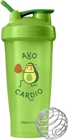 img 4 attached to BlenderBottle Classic 28-Ounce Shaker Bottle for Avo Cardio - Just for Fun!