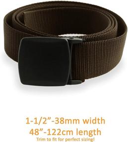 img 1 attached to 👔 Thomas Men's Accessories: Elite Military-Style Tactical Belt for Ultimate Versatility