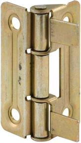 img 2 attached to 🚪 Pack of 2 Bi-Fold Door Hinges - Prime-Line Products N 6936, Brass Plated