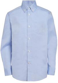 img 4 attached to 👕 Boys' Tommy Hilfiger Pinpoint Oxford Shirt - Clothing