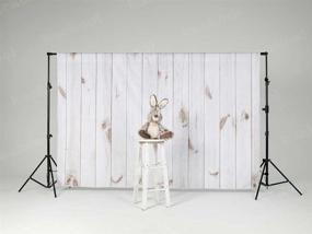 img 2 attached to 📷 Kackool 7x5ft/2.2x1.5m White Wood Backdrops: Enhance Your Photography with Stunning Wooden Backgrounds!