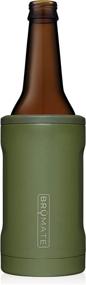 img 4 attached to BrüMate Hopsulator BOTT'L - Insulated Beer Bottle Cooler for 12 Oz Bottles - Double-walled Stainless Steel - Ultimate Travel Companion for Keeping Drinks Cold Outdoors (OD Green)