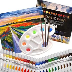 img 4 attached to Acrylic Paints Set COLOURFUL Professionals
