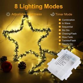 img 1 attached to Christmas Lighting Operated Waterproof Decorations Seasonal Decor