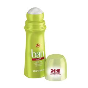 img 2 attached to 🌿 Ban Regular Scent 24-hour Invisible Antiperspirant: Roll-on Deodorant for Sensitive Skin - 2 Pack, Baking Soda Free, Hypoallergenic, Paraben & Sulfate Free