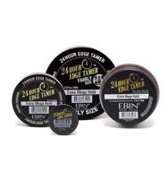 ebin new york 24 hour edge tamer, extra mega hold, 8.25 oz - no flaking, no white residue, enhanced shine and smooth texture with argan oil and castor oil logo