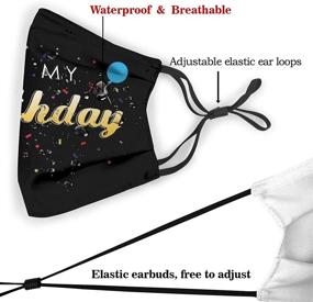 img 2 attached to 🌬️ Reusable Polyester Windproof Birthday Washable