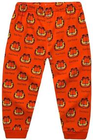 img 1 attached to 👕 Sidney Boys Garfield Orange Pajama Set 2 Piece, Size 2-7Yrs