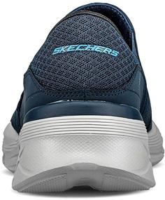 img 2 attached to Skechers Men's Navy Slip-On Loafers - Men's Shoes in Loafers & Slip-Ons