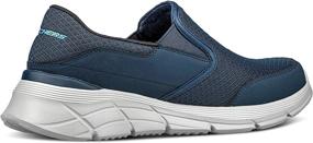 img 1 attached to Skechers Men's Navy Slip-On Loafers - Men's Shoes in Loafers & Slip-Ons