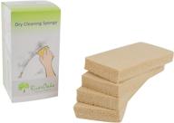 🧽 soot eraser sponge (4-pack) - powerful dry cleaning solution for smoke, soot, dust, and dirt removal logo