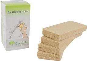 img 4 attached to 🧽 Soot Eraser Sponge (4-Pack) - Powerful Dry Cleaning Solution for Smoke, Soot, Dust, and Dirt Removal