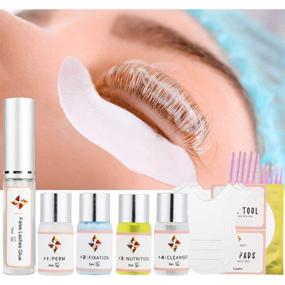 img 2 attached to 👁️ Ecofan Lash Lift Kit – Eyelash Perm Kit for Professional Salon Use, Curling & Lifting Eyelashes with Semi-Permanent Results, Includes Eye Shields, Pads & Accessories