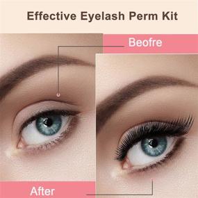 img 3 attached to 👁️ Ecofan Lash Lift Kit – Eyelash Perm Kit for Professional Salon Use, Curling & Lifting Eyelashes with Semi-Permanent Results, Includes Eye Shields, Pads & Accessories