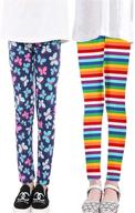 sheecute leggings: fashionable fengweidie ankle length girls' clothing with stretchy comfort logo