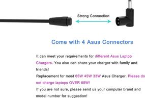 img 3 attached to 💡 65W 45W Charger for Asus Laptop - Compatible Models Listed on Product Page for Easy Selection