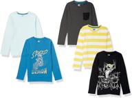 spotted zebra long sleeve t shirts explorer boys' clothing: the perfect adventure attire! logo