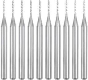 img 4 attached to Uxcell Carbide Engraving Milling Machine Cutting Tools in Milling Accessories