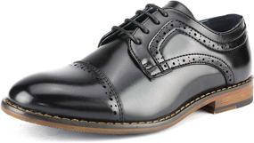 img 4 attached to Bruno Marc Prince_K_1 Classic Oxfords Boys' Shoes ~ Oxfords