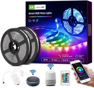 🌈 le wifi smart led strip lights: remote control, 32.8ft rgb color changing for kitchen & bedroom logo