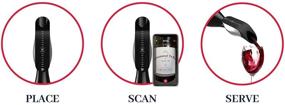 img 2 attached to 🍷 AVEINE Connected Wine Aerator: Transform your Wine Instantly with Android and iOS Compatibility - Includes Smart Aerator, Protection Bag, Charging Stand, and USB Cable