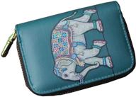 👜 elephant-themed women's handbags & wallets with credit card holder print логотип