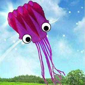 img 2 attached to 🦑 10Ft Giant Octopus Parafoil Kite with Handle &amp; String by Amazona's Presentz