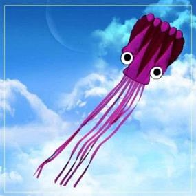 img 1 attached to 🦑 10Ft Giant Octopus Parafoil Kite with Handle &amp; String by Amazona's Presentz